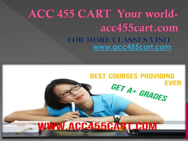 ACC 455 CART Your world-acc455cart.com