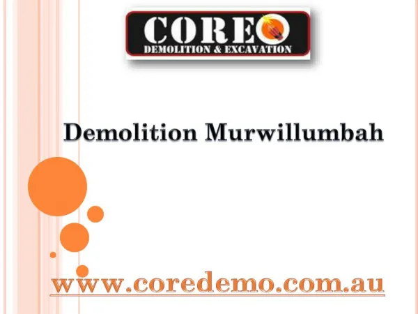Demolition Murwillumbah - www.coredemo.com.au