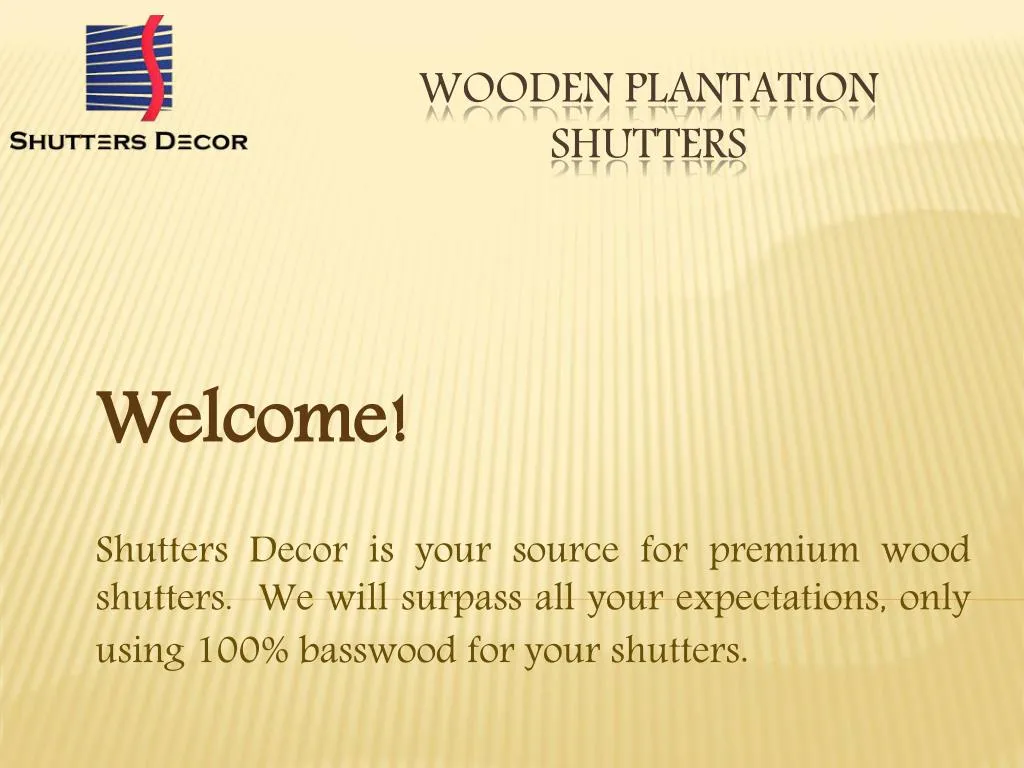 wooden plantation shutters