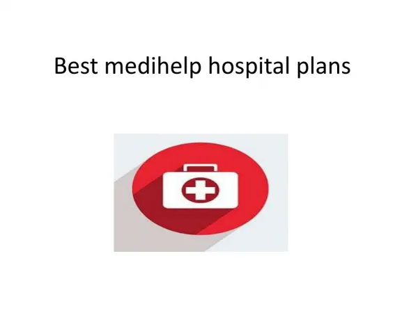Best medihelp hospital plans