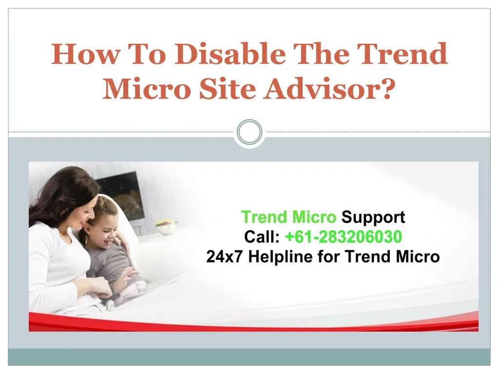 how to disable the trend micro site advisor
