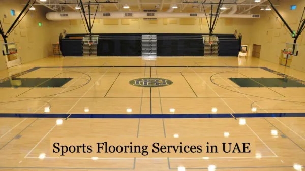 UAE Sports Flooring Services | Sports Flooring Experts UAE