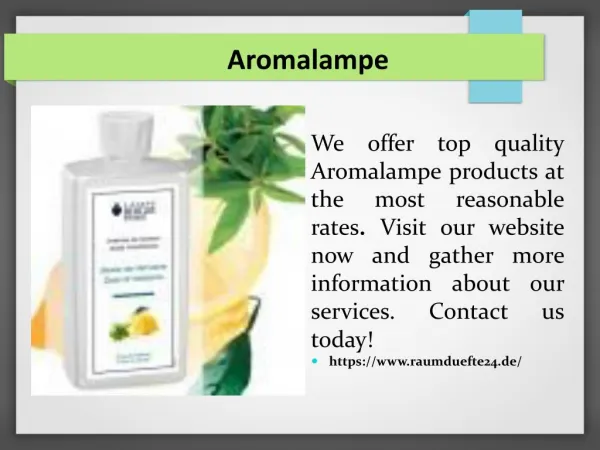 Aromalampe