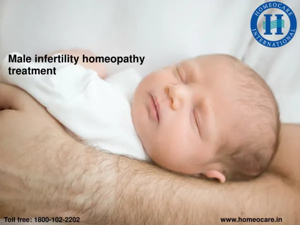 Male infertility homeopathy treatment