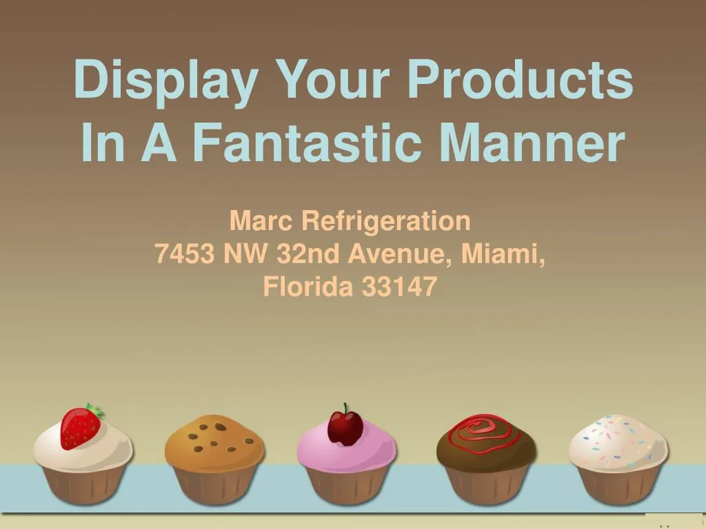 display your products in a fantastic manner