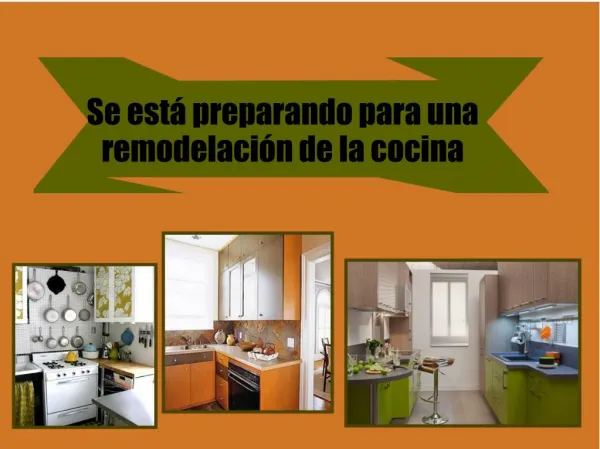 Se está preparando para una remodelación de la cocina