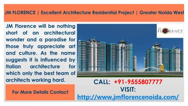 JM Florence As Best Architecture Residential Flats
