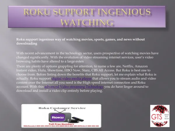Roku Support Ingenious Watching