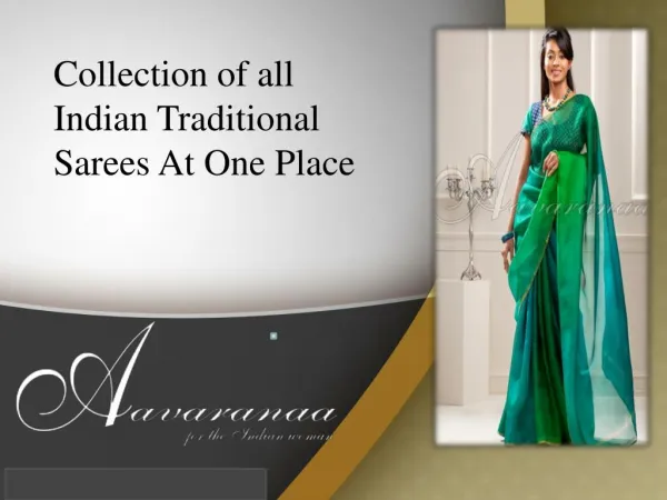 Fashion Sarees Online Shopping India |Aavaranaa