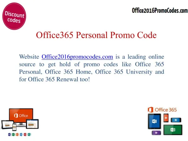 Leading online source of Office 365 personal promo code