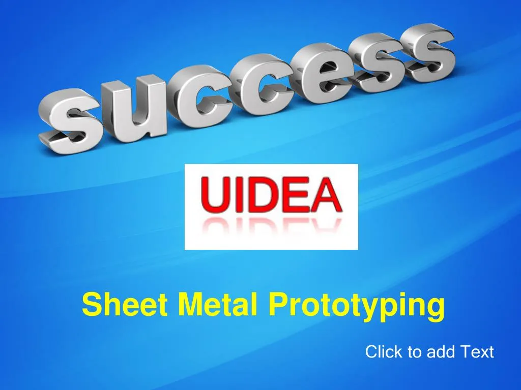 sheet metal prototyping