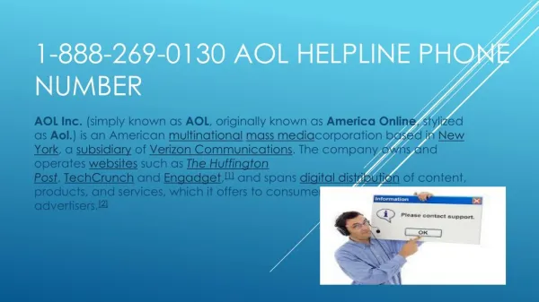 1 888 269 0130 aol helpline phone number