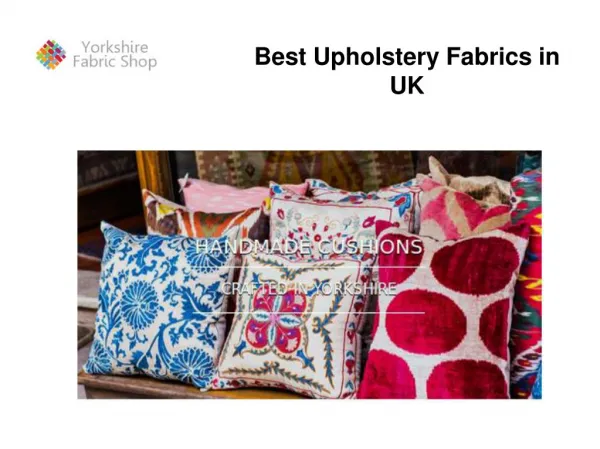 Best Upholstery Fabrics in UK