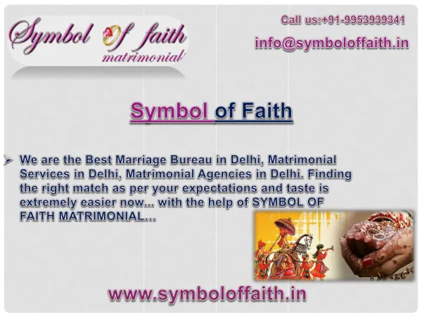 Best marriage bureau in Delhi