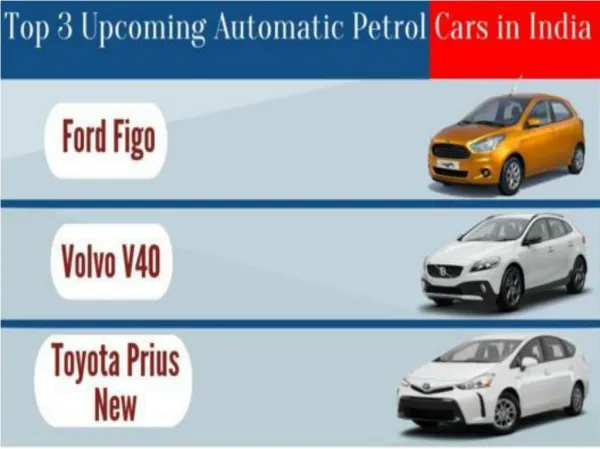 Check The List of Automatic Petrol Cars in India