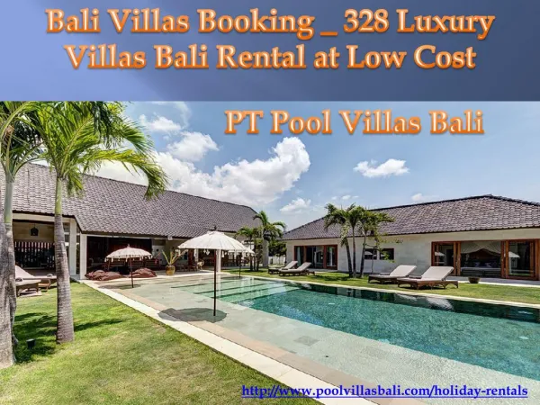 Pool Villas Bali
