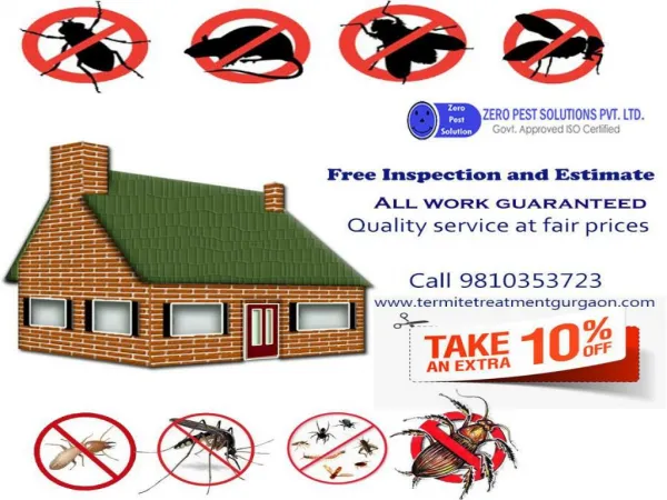 Free home inspection on termite control services. Call 9810353723.
