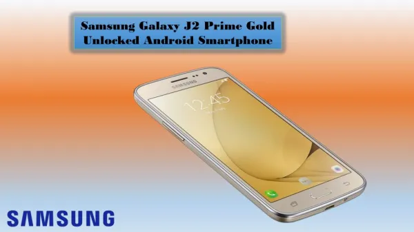 Samsung Galaxy J2 Prime Unlocked