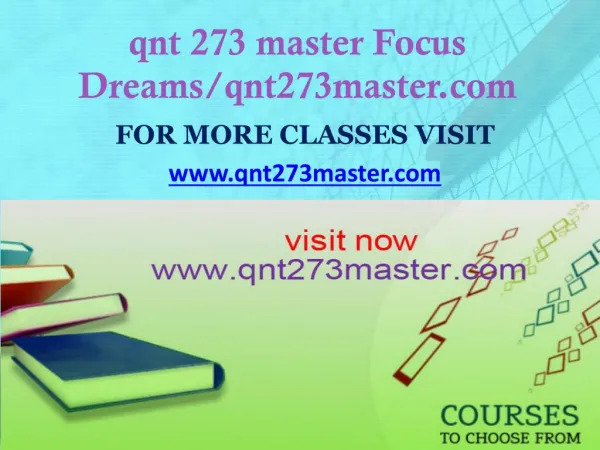 qnt 273 master Focus Dreams/qnt273master.com