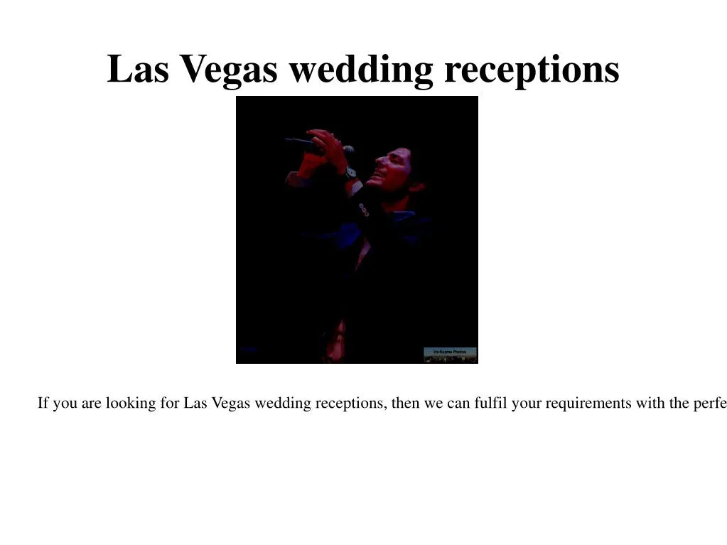 las vegas wedding receptions