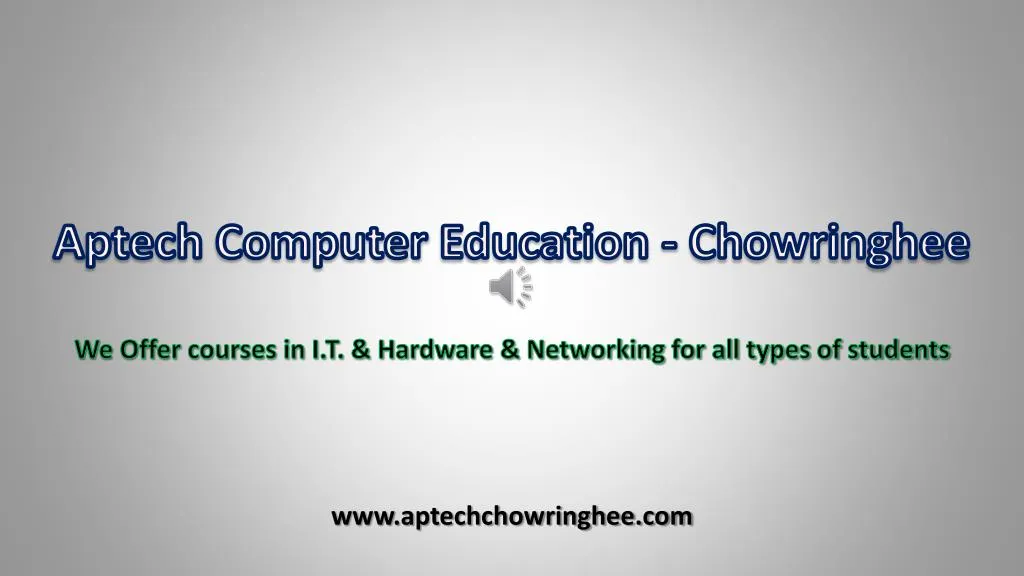 aptech computer education chowringhee