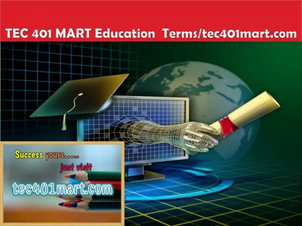 TEC 401 MART Education Terms/tec401mart.com