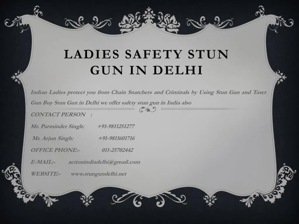 ladies safety stun gun in delhi
