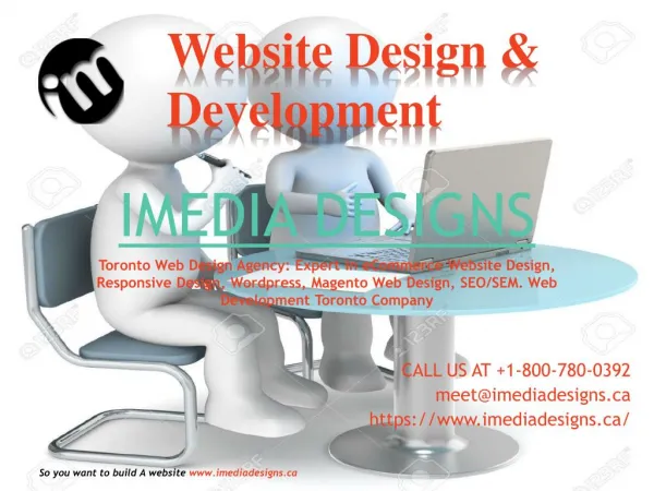 Toronto Web Design Company, web designer Toronto - iMediadesigns