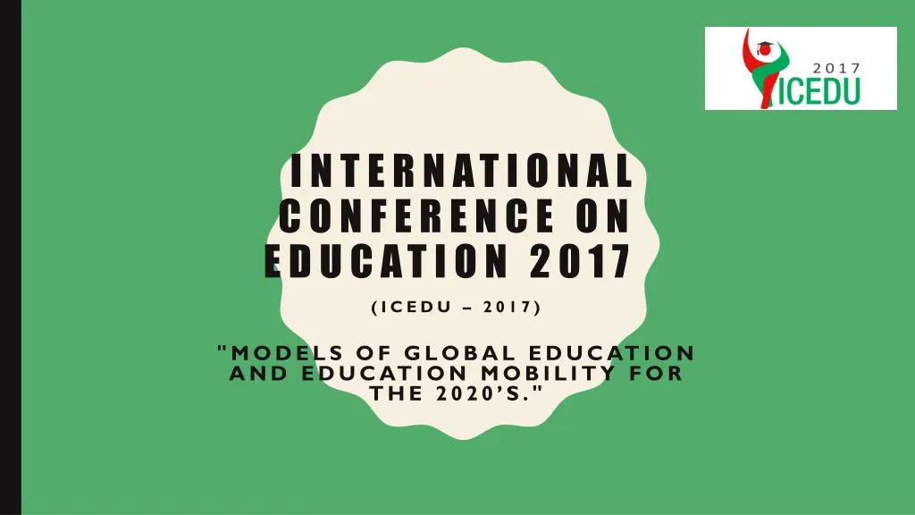 international conference on education 2017