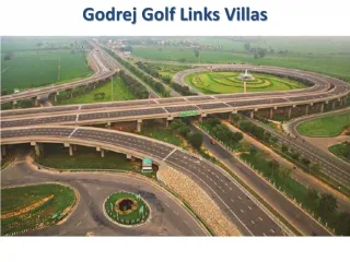 Godrej Golf Links - Greater Noida New Villas Information
