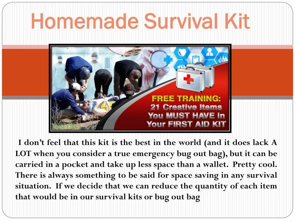 homemade survival kit