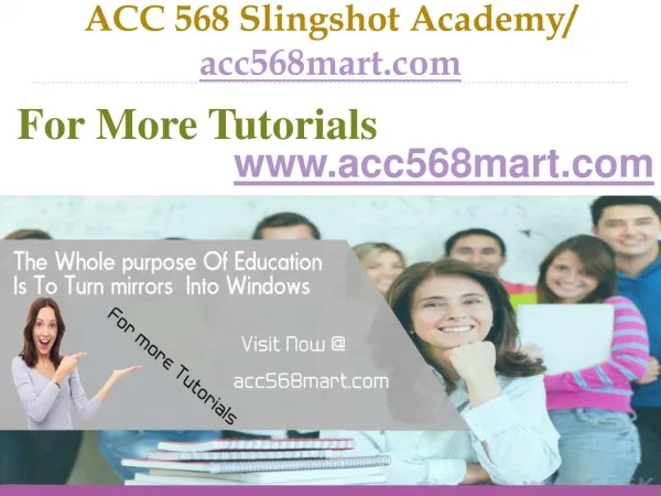ACC 568 Slingshot Academy / acc568mart.com