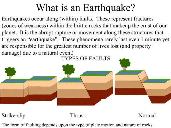 What is an Earthquake