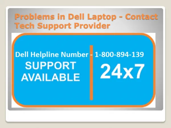 Dell Laptop Technical Troubles: Get Help from Professionals for Quick End of Problems