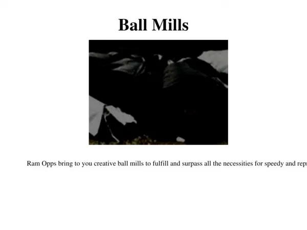 ball mills