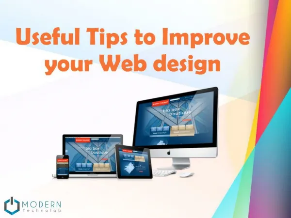 Useful Tips to Improve Your Web Design