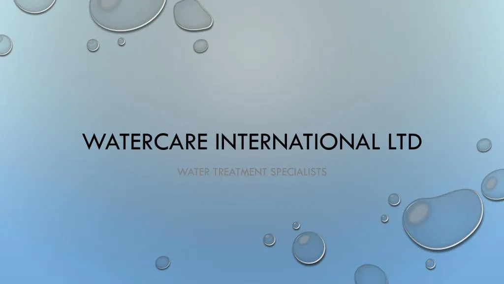 watercare international ltd