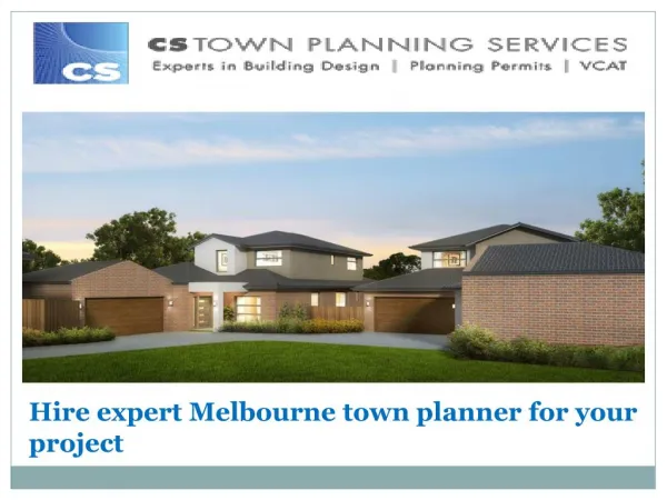 Find best Melbourne town planner
