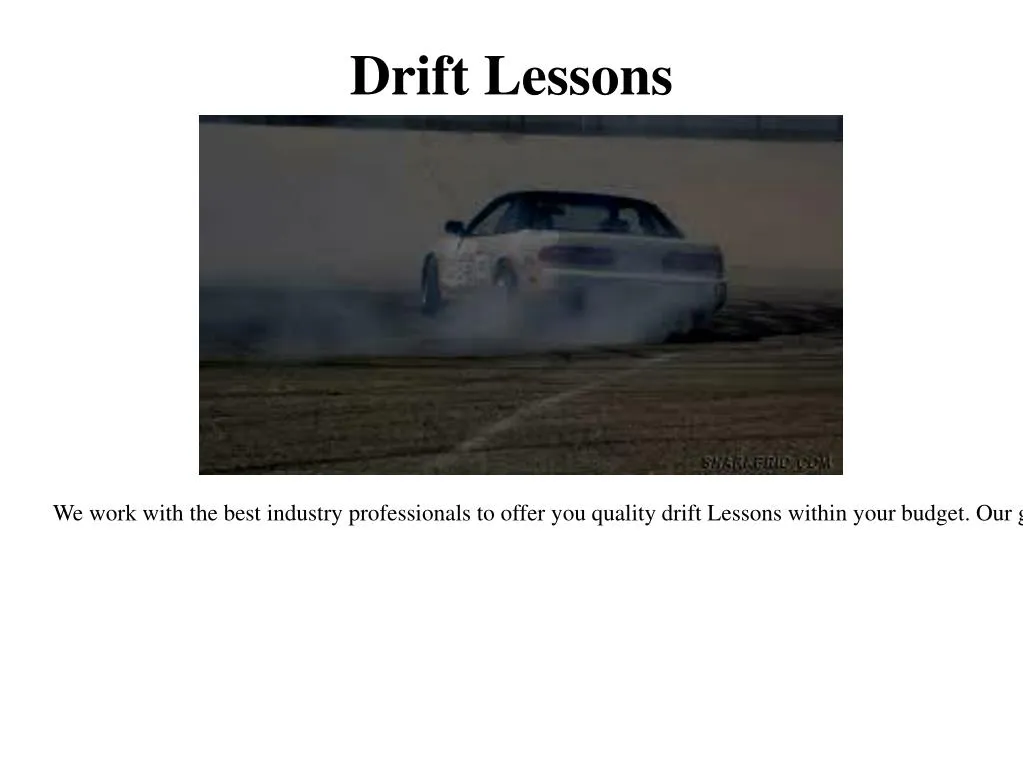 drift lessons