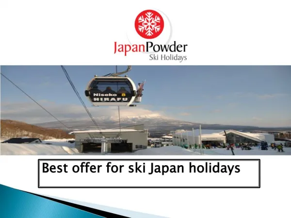Top Ski Resorts in Japan