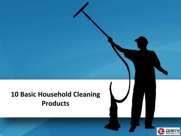 10 Basic Household Cleaning Products