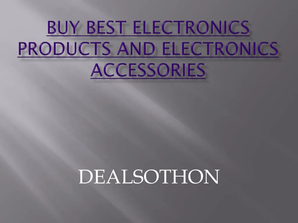 buy best electronics products and electronics accessories