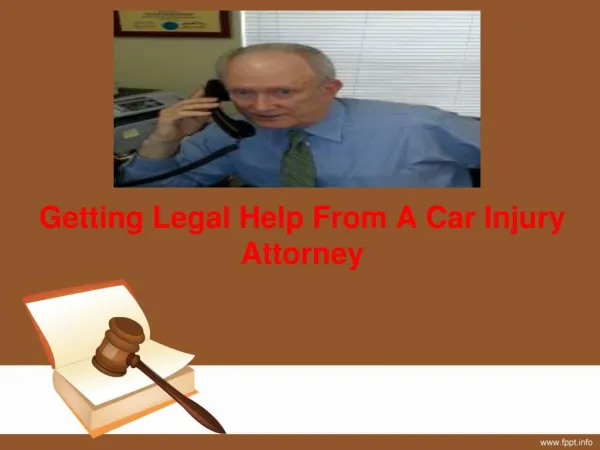 Getting Legal Help From A Car Injury Attorney