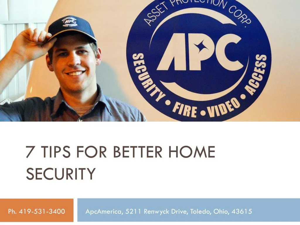 7 tips for better home security