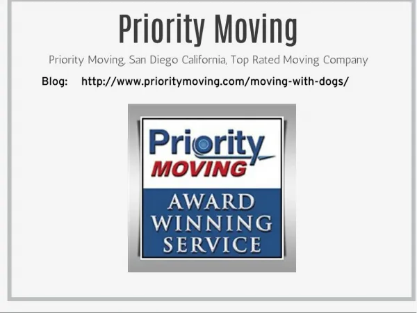 Priority Moving, San Diego California,