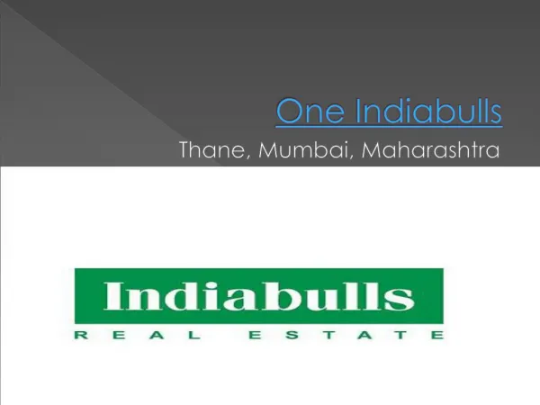 One Indiabulls Thane | One Indiabulls | One Indiabulls Mumbai Price