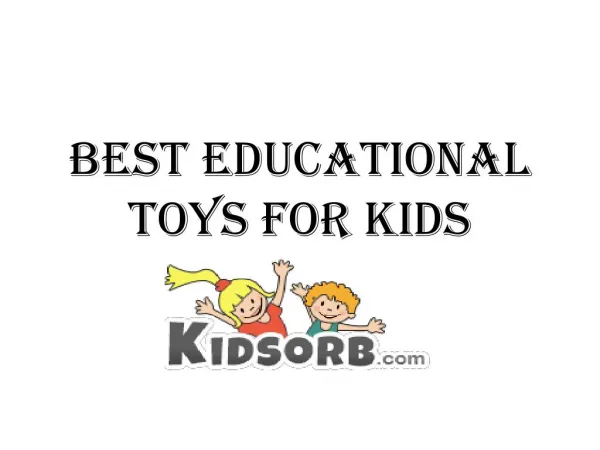 Shop Best Educational Toys For Kids
