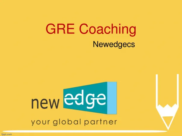GRE Training, Best GRE Coaching Institutes, GRE Training Institutes - Newedgecs