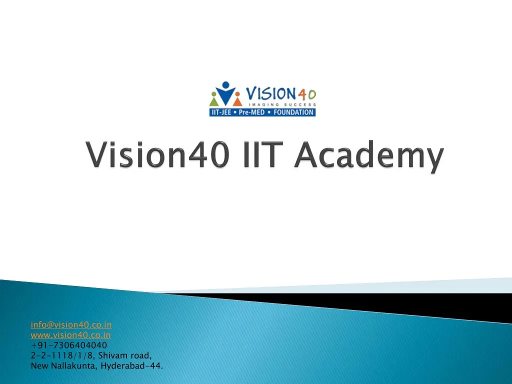 vision40 iit academy