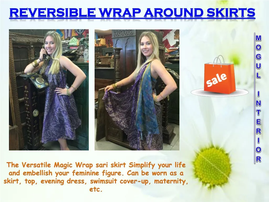 reversible wrap around skirts